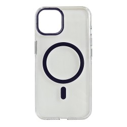 Husa spate pentru iPhone 15 Berlia Sheen Magsafe - Mov