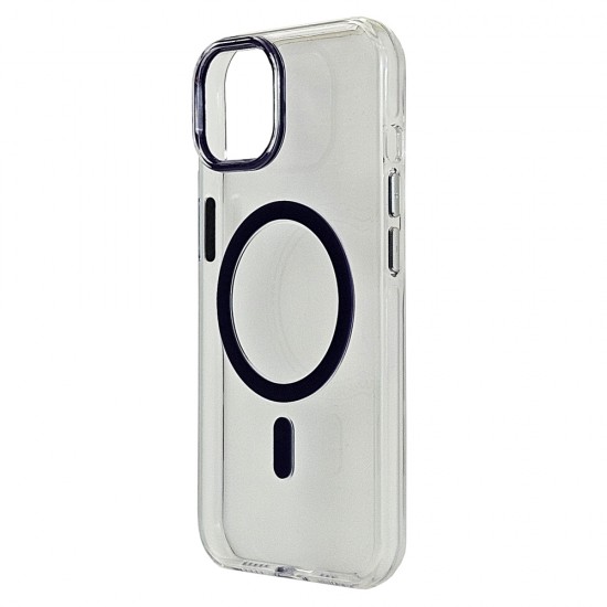 Husa spate pentru iPhone 14 Berlia Sheen Magsafe - Mov