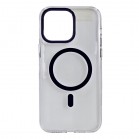 Husa spate pentru iPhone 14 Pro Max Berlia Sheen Magsafe - Mov