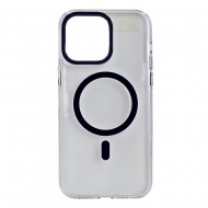 Husa spate pentru iPhone 14 Pro Max Berlia Sheen Magsafe - Mov