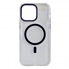 Husa spate pentru iPhone 14 Pro Max Berlia Sheen Magsafe - Mov