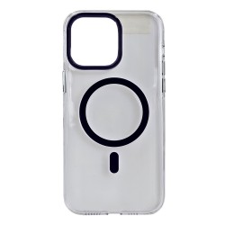 Husa spate pentru iPhone 16 Pro Max Berlia Sheen Magsafe - Mov