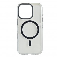 Husa spate pentru iPhone 16 Pro Max Berlia Sheen Magsafe - Gri inchis