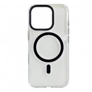 Husa spate pentru iPhone 15 Pro Berlia Sheen Magsafe - Negru