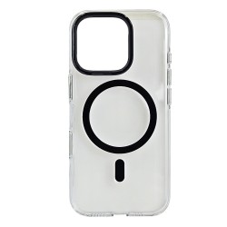 Husa spate pentru iPhone 16 Pro Berlia Sheen Magsafe - Negru