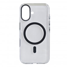 Husa spate pentru iPhone 16 Berlia Sheen Magsafe - Gri inchis
