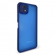 Husa spate pentru Samsung Galaxy A22 5G - Catwalk Case Albastru