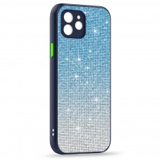 Husa spate pentru iPhone 12 - Glam Case Albastru / Verde