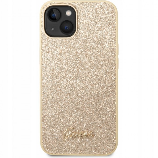 Husa spate pentru iPhone 14 Plus - Guess Glitter Flakes
