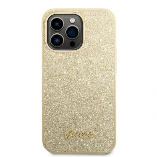 Husa spate pentru iPhone 14 Pro Max - Guess Glitter Flakes