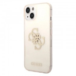 Husa spate pentru iPhone 14 Plus - Guess Solid Glitter Roz