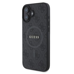 Husa spate pentru iPhone 16 Guess Magsafe - Negru