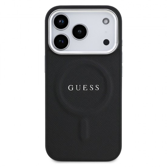 Husa spate pentru iPhone 17 Pro Max Guess Magsafe - Negru