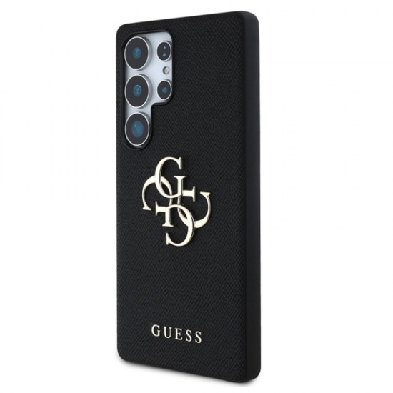 Husa spate pentru Samsung Galaxy S25 Ultra Guess Metal Logo - Negru