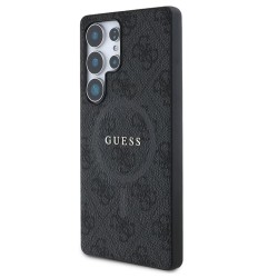 Husa spate pentru Samsung Galaxy S25 Ultra Guess Magsafe - Negru