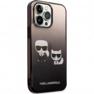 Husa spate pentru iPhone 14 Pro Max - Gradient Karl Lagerfeld Negru