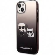 Husa spate pentru iPhone 14 Plus - Gradient Karl Lagerfeld Negru
