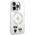 Husa spate pentru iPhone 14 Pro - MagSafe Karl Lagerfeld