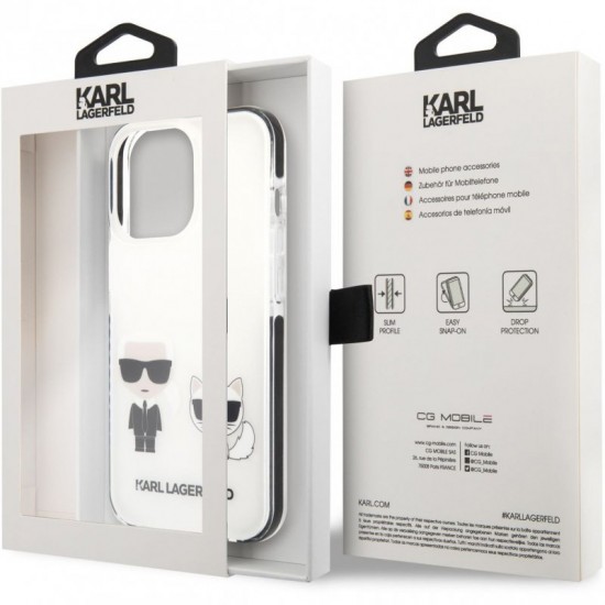 Husa spate pentru iPhone 13 Pro - TPE Karl Lagerfeld