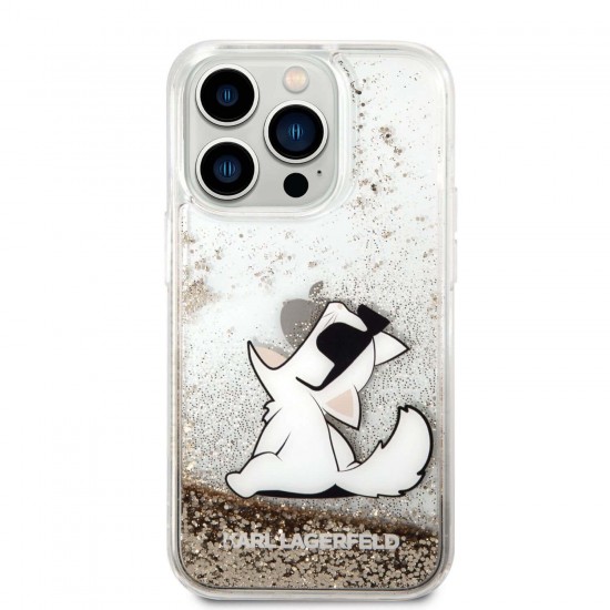 Husa spate pentru iPhone 14 Pro - Liquid Glitter Karl Lagerfeld