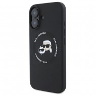 Husa spate pentru iPhone 16 Karl Lagerfeld Magsafe - Negru