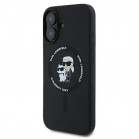 Husa spate pentru iPhone 16 Plus Karl Lagerfeld Magsafe - Negru