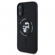 Husa spate pentru iPhone 16 Plus Karl Lagerfeld Magsafe - Negru