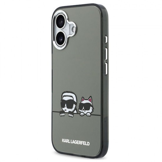 Husa spate pentru iPhone 17 Karl Lagerfeld Magsafe - Gri