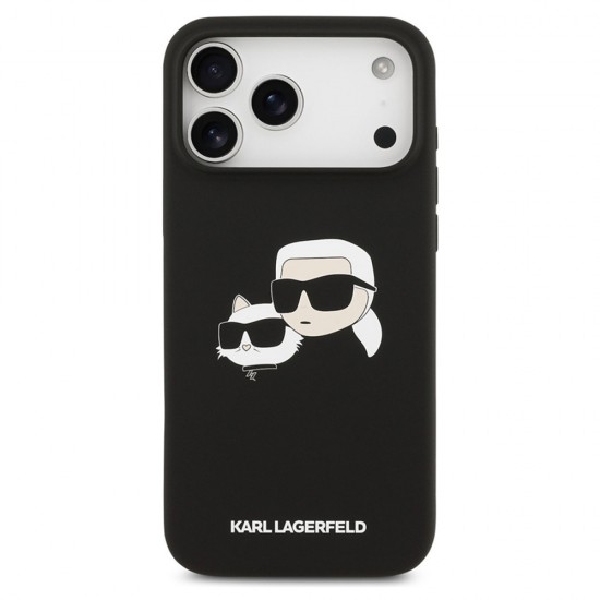 Husa spate pentru iPhone 17 Pro Max Karl Lagerfeld Magsafe - Negru