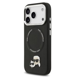 Husa spate pentru iPhone 17 Pro Karl Lagerfeld Magsafe - Negru