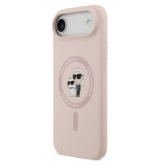 Husa spate pentru iPhone 17 Air Karl Lagerfeld Magsafe - Roz