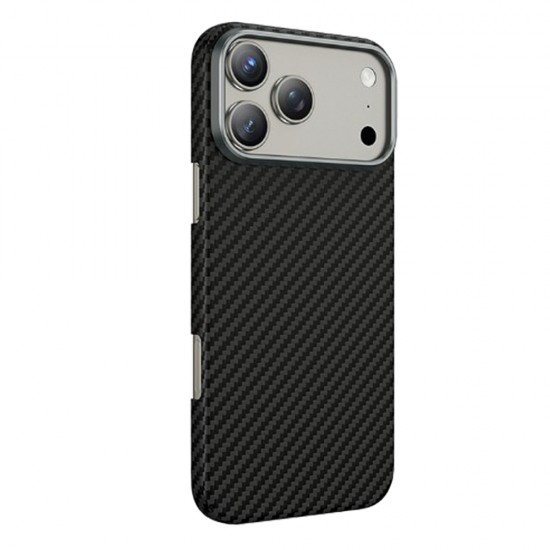 Husa spate pentru iPhone 17 Pro Keephone Kevilar Magsafe - Negru