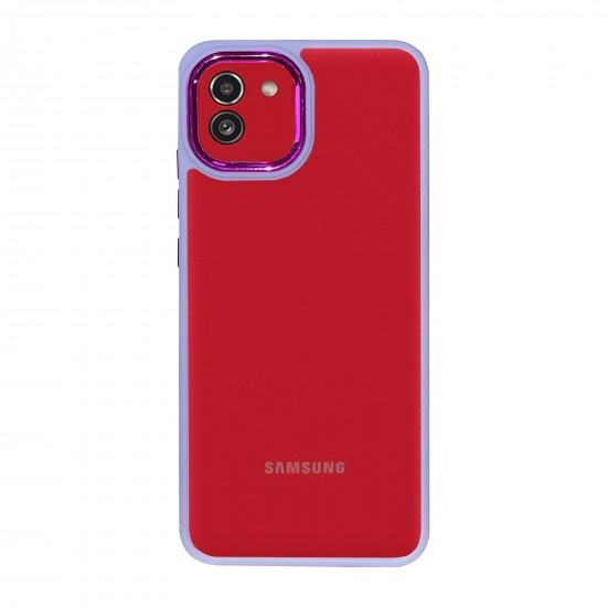 Husa spate pentru Samsung Galaxy A03 - Leaf Case Mov