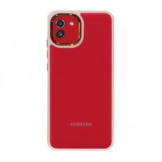 Husa spate pentru Samsung Galaxy A03 - Leaf Case Roz