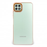 Husa spate pentru Samsung Galaxy A22 5G - Leaf Case Roz
