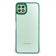 Husa spate pentru Samsung Galaxy A22 5G - Leaf Case Verde