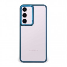 Husa spate pentru Samsung Galaxy S23 Plus- Leaf Case Albastru