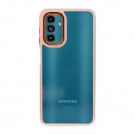Husa spate pentru Samsung Galaxy A04S - Leaf Case Roz