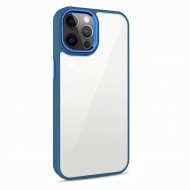 Husa spate pentru iPhone 14 Pro - Leaf Case Albastru