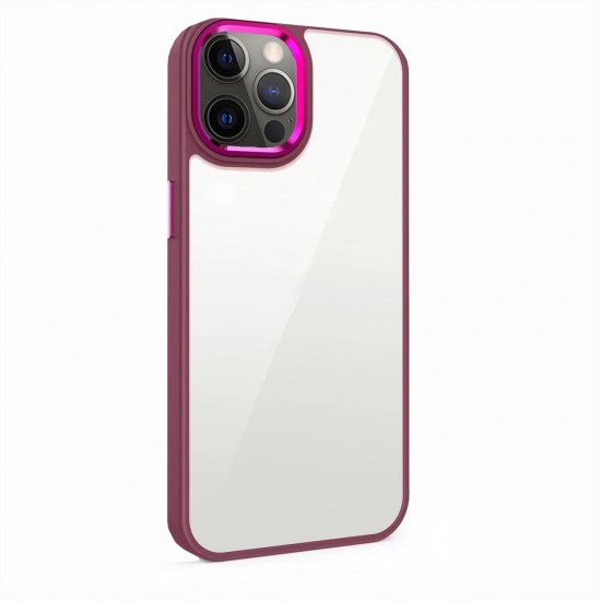 Husa spate pentru iPhone 13 Pro Max - Leaf Case Rosu