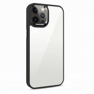 Husa spate pentru iPhone 14 Pro Max - Leaf Case Negru