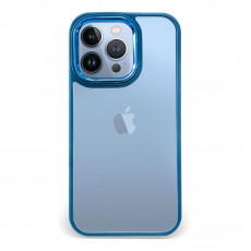 Husa spate pentru iPhone 14 Pro - Leaf Case Albastru