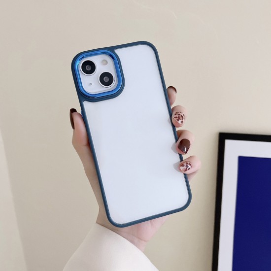 Husa spate pentru iPhone 12 Pro Max - Leaf Case Albastru