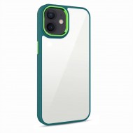 Husa spate pentru iPhone 12 - Leaf Case Verde