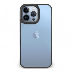 Husa spate pentru iPhone 13 Pro Max - Leaf Case Negru