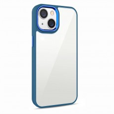 Husa spate pentru iPhone 13 - Leaf Case Albastru