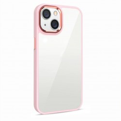 Husa spate pentru iPhone 14 Plus - Leaf Case Roz