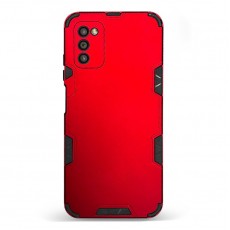 Husa spate pentru Samsung Galaxy A02S - Mantis Case Rosu / Negru