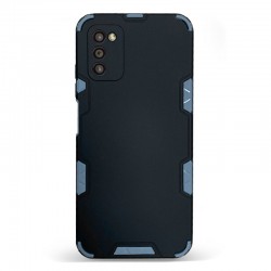 Husa spate pentru Samsung Galaxy A03S - Mantis Case Negru / Bleu