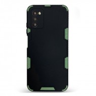 Husa spate pentru Samsung Galaxy A03S - Mantis Case Negru / Verde